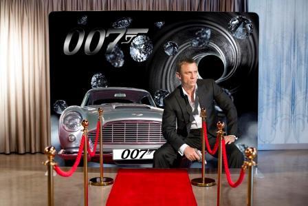 007 James Bond 3 metre Display Banner