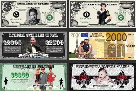 Funny money from private functions
